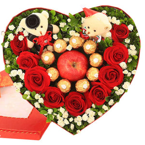 Sweetheart (heart-shaped Christmas gift box)