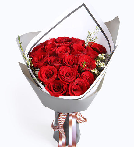 19 red roses to HongKong or Macau
