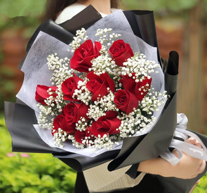 Love 11 Red Roses Bouquet